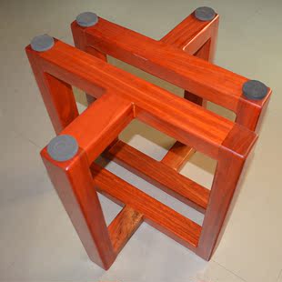 根雕椅子配凳 枣木櫈子 实木木墩 大板支架 櫈子配套12
