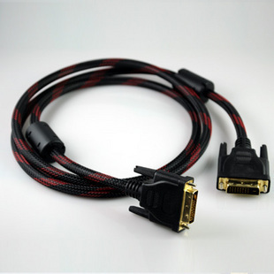 弗吉凯柏 DVI线显示器线 DVI公对公连接线 镀金头1.5米3米5米10米