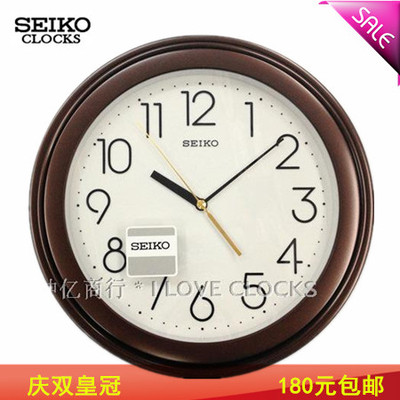 特价正品 SEIKO日本精工挂钟 精工机芯 时尚客厅简约现代QXA577