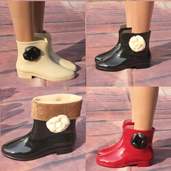 特价包邮棉/单茶花系列vivi果冻时尚款雨鞋雨靴女士雨鞋水鞋胶鞋