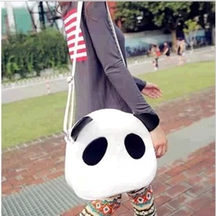 韩版斜挎小包包2014新款迷你卡通潮女包可爱女生小熊猫单肩斜跨包