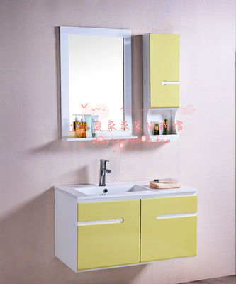 卫浴洁具 卫生间浴室柜PVC橡木 洗手盆面盆洗脸盆柜组合0.9米9247