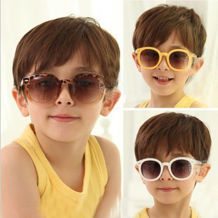 潮儿童学生太阳镜韩国男童反光墨镜女蛤蟆镜防紫外线小孩遮阳眼镜