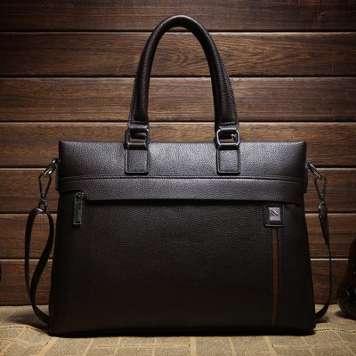 2014新款男包手提包14寸电脑公文包男士单肩斜挎包商务休闲手提包