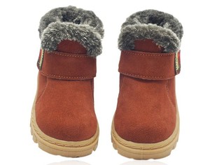 宝宝冬季保暖加厚童鞋子男女童雪地学步靴子冬天婴儿鞋特价