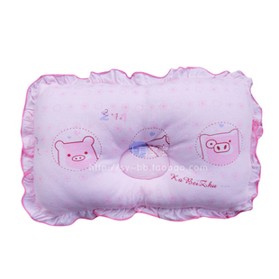 婴儿纯棉定型枕头 宝宝定型枕头 新生儿全棉定型枕 0-3个月