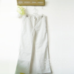 2016新款春季修身女裤长裤子 时尚韩版女装白色休闲裤大码显瘦款