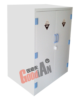 CE欧盟认证90加仑酸碱柜工业PP柜PP药品柜器皿柜强酸强碱储存柜