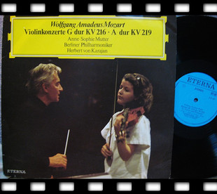 750 LP 黑胶唱片 ETERNA 莫扎特小提琴协奏曲 kv216 219 穆特
