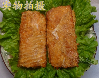 蓬莱特产 黄金烤三文鱼片  美味零食 200g实惠装  2袋包邮