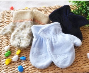 出口欧洲 冬季 摇粒绒 保暖 宝宝/幼儿 并指连指手套 1-4岁