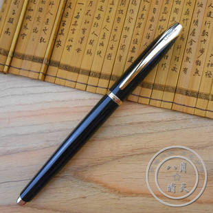 英雄309-1精装黑漆铱金笔练字钢笔墨水笔