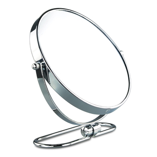 欧版8英寸台式双面镜折叠式化妆镜便携镜梳妆镜放大镜3倍