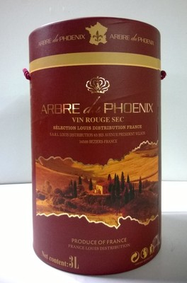 梧桐堡法国原装进口 3L升干红葡萄酒红酒ARBRE DU PHOENIX