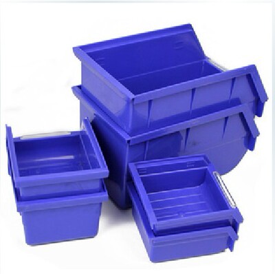 厂家直销加厚塑胶背挂式零件盒、物料盒、背挂元件盒、螺丝塑料盒