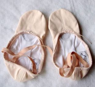 两双包邮正品法国sansha芭蕾舞 舞蹈鞋练功猫爪鞋帆布软鞋NO.8C