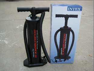 乐途INTEX68615 超大号高效能手动充气泵可冲吸可冲球类手泵打气