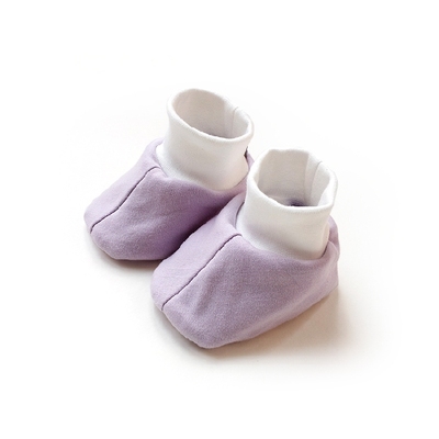 MIDOO宝宝袜子婴儿双层纯棉鞋套保暖脚套 新生儿高帮保护套