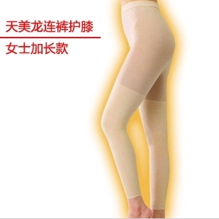 现货日本代购天美龙女士连裤护膝 女士连体护膝秋夏季超薄保暖