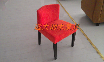 软包椅 餐椅 快餐桌椅子 咖啡椅 甜品店餐椅 布艺餐椅 矮靠背餐椅