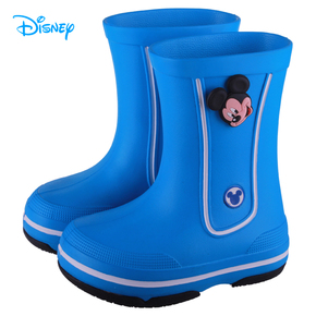 迪士尼/disney儿童雨鞋男女童时尚防滑雨靴韩版可爱卡通米奇雨鞋