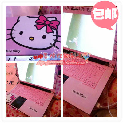 粉色大头Kitty/笔记本贴膜全包型笔记本外壳贴膜笔记本电脑贴膜