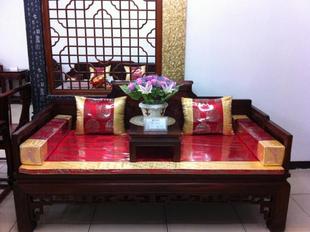 定做中式红木罗汉床垫子五件套实木古典罗汉床坐垫红木椅子垫
