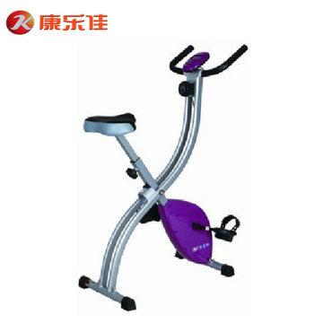 正品 康乐佳KLJ-3.3S迷你可折叠双向磁控健身自行车 加大坐垫
