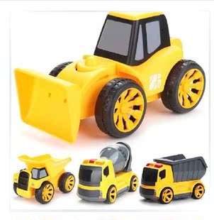 正品智邦遥控车儿童玩具车汽车模型卡通无线遥控工程车翻斗车铲车