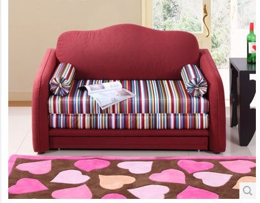 好再来 沙发床 折叠多功能布艺 小户型现代家具 简约1.2米双人床