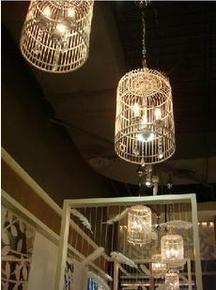 欧式餐厅吊灯三头吊灯咖啡厅吧台吊灯简约现代欧式铁艺鸟笼灯特价