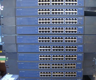 包邮H3C S1224/S1224R网吧无盘带流控监控 华为24口全千兆交换机
