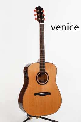 【老船长琴行】41寸威尼斯-venice PT-920全 手工  民谣吉他  全