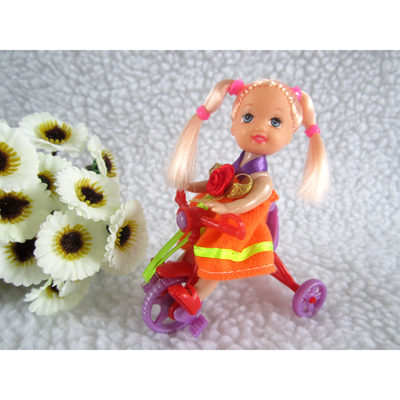 换装娃娃配件 凯莉娃娃小婴儿三轮车 自行车 脚踏车