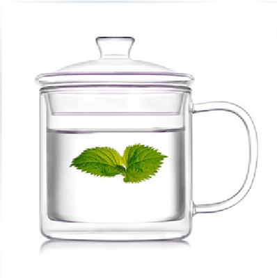 天天特价复古大茶缸 耐热玻璃花茶杯 双层保温办公水杯子包邮经典