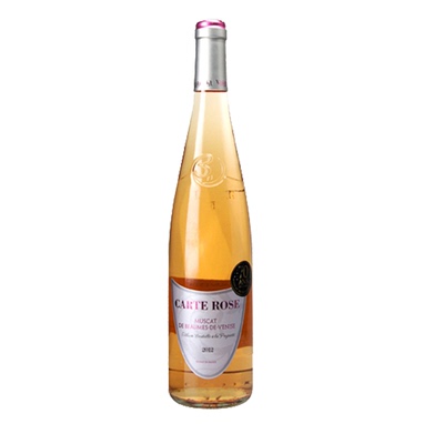 法国进口甜白葡萄酒 原瓶原标 拉考特利庄园 嘉士多甜桃红 包邮