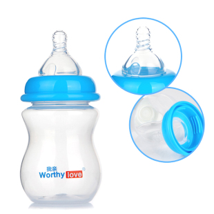 澳洲正品 我亲WQ2039 210ml宽口径PP婴儿奶瓶 宝宝奶瓶 安全防摔