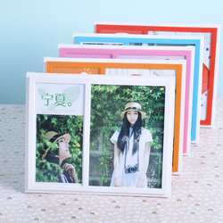 韩梅梅  彩色摩卡 创意个性韩版情侣宝宝画框相框摆台礼物品包邮
