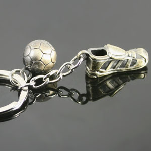 世界ball钥匙扣 可爱创意男士足球纪念品礼品 钥匙挂件足球波鞋