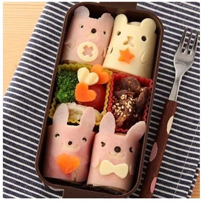 日式 动物卷卷饭团模具套装 紫菜包饭手卷寿司DIY工具
