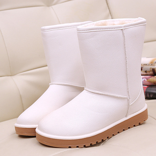 新款正品2013冬季 雪地靴 女中筒加厚冬棉鞋女靴子棉靴 防水防滑