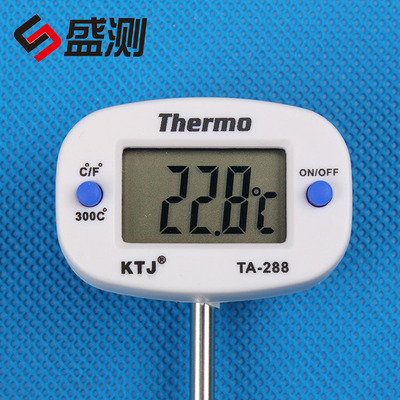KTJ/金拓佳TA288 食品牛奶温度计 数显水温计 超长探针 安全可靠