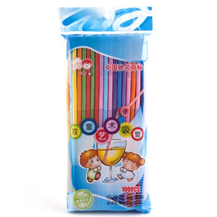 包邮双童艺术吸管1000支/包造型吸管 彩色吸管 果汁吸管 可弯吸管