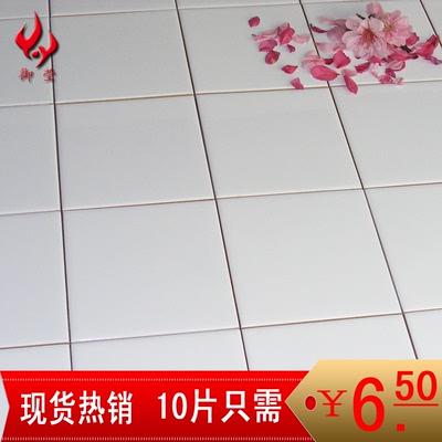 100*100亮白瓷片 瓷砖 釉面砖 宜家风格 地铁砖 厨卫墙砖现货促销