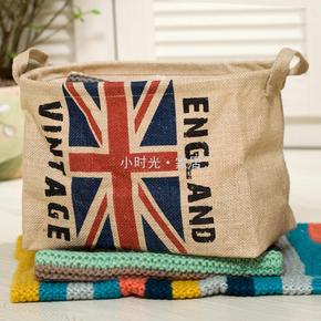 英国旗标 收纳袋麻布袋置物袋杂物袋超市购物环保袋