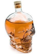 欧式创意骷髅头酒瓶 葡萄酒瓶 醒酒瓶 创意礼品瓶 玻璃红酒瓶
