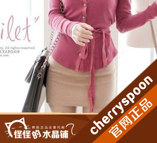 cherryspoon 韩国正品代购简单包臀半身裙现货女装夏装短裙裙子
