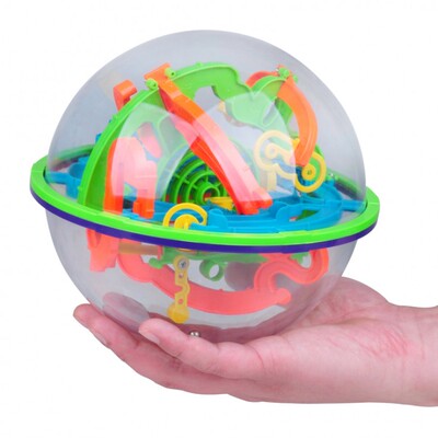 爱可优正品 童3D迷宫球 立体太空智力迷宫球智慧球智力球益智玩具