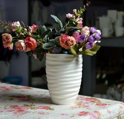 花瓶 现代时尚 陶瓷器 欧式 摆件 素雅 插鲜花 富贵竹 特价装饰品
