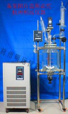 双层玻璃反应釜S212/3L杭州明远仪器
